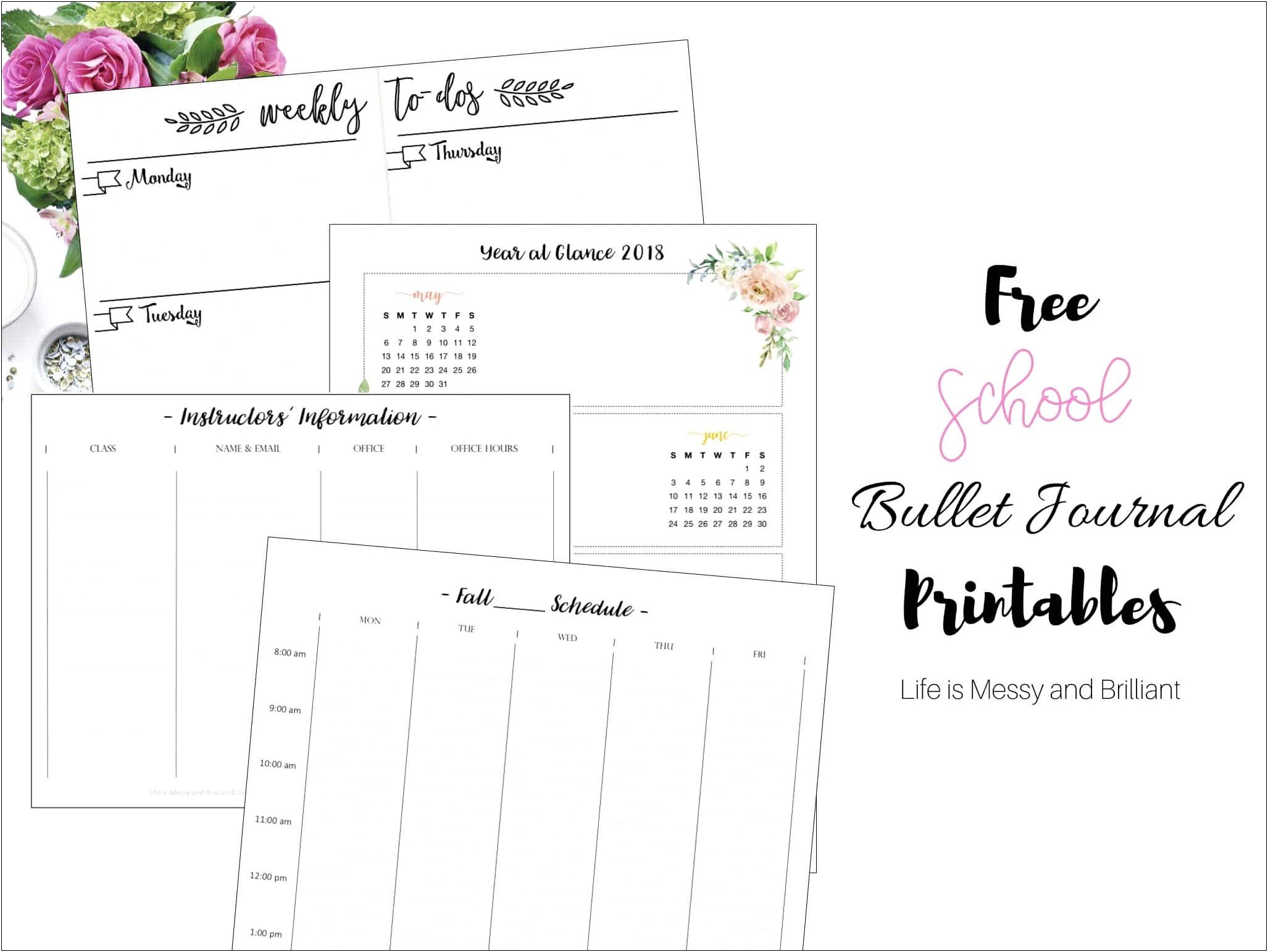 Free Printable Office With Desk Design Template