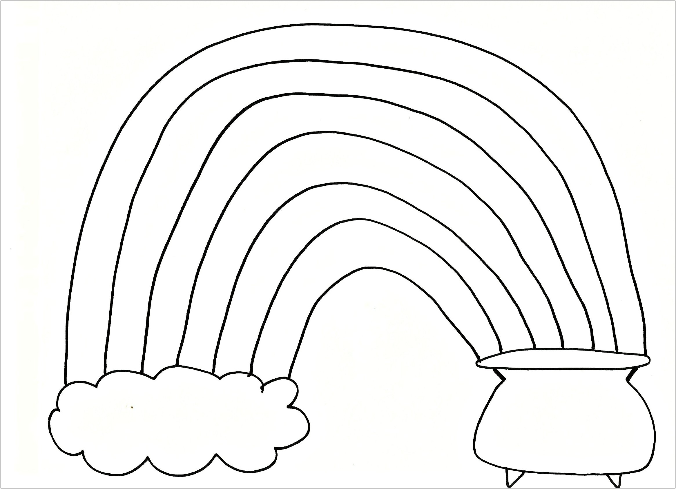 Free Printable Pot Of Gold Template