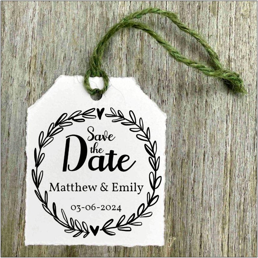 Free Printable Stamp Template Save The Date