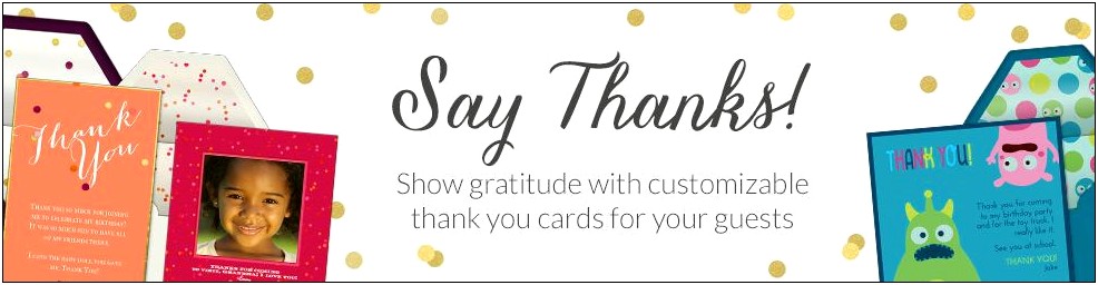 Free Printable Thank You Cards Template Evite