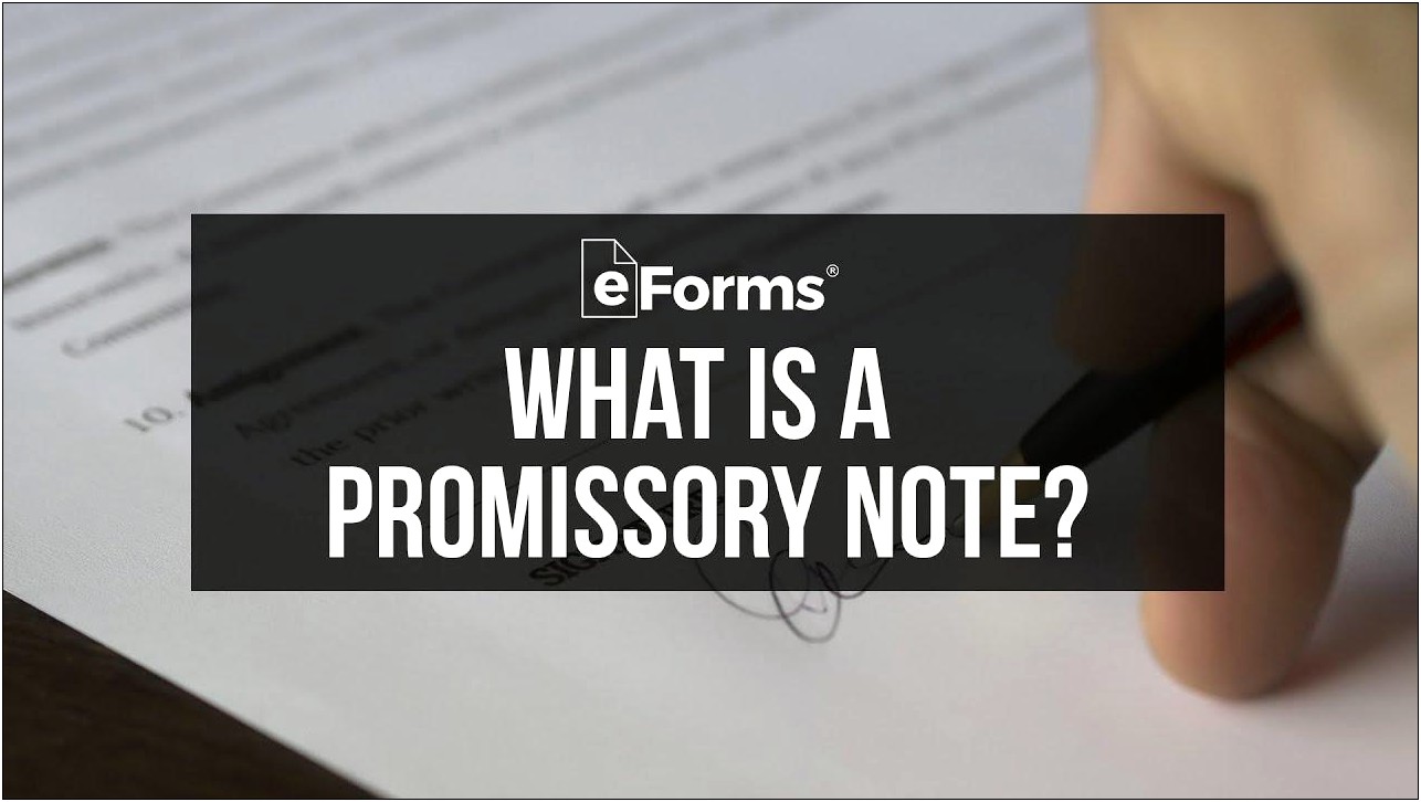 Free Promissory Note Template Printable New York