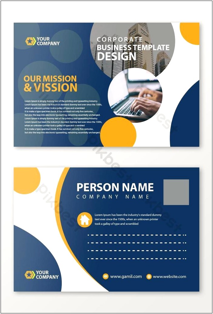 Free Psd Postcard Template For Small Businesses