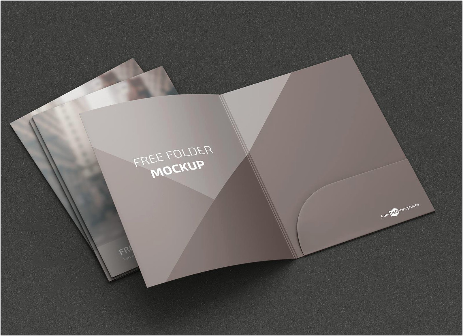 Free Psd Template Presentation Folder Mockup