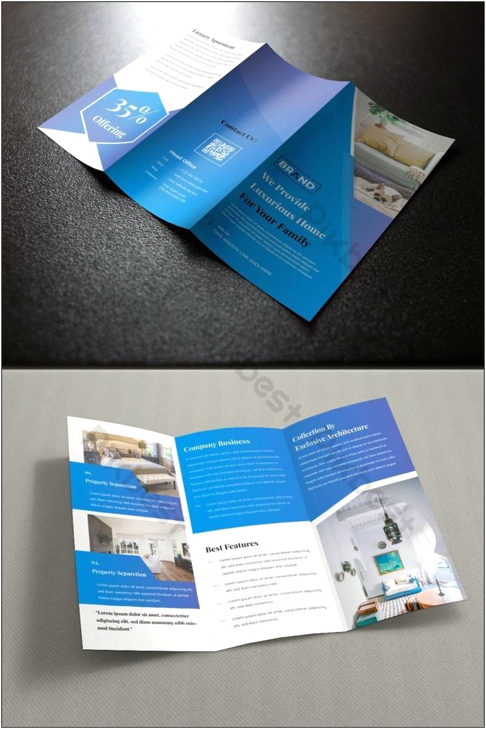 Free Real Estate Tri Fold Brochure Template