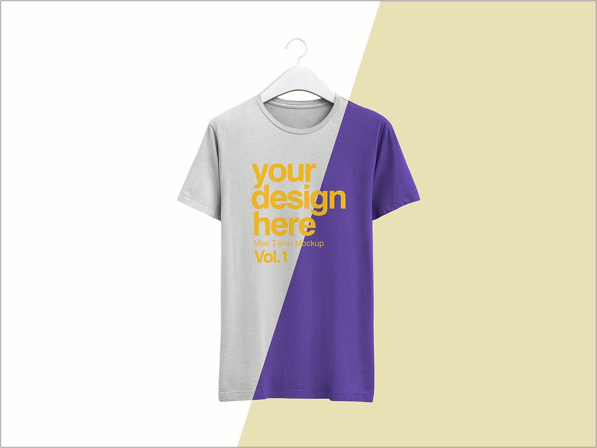 Free Realistic T Shirt Mock Up Template