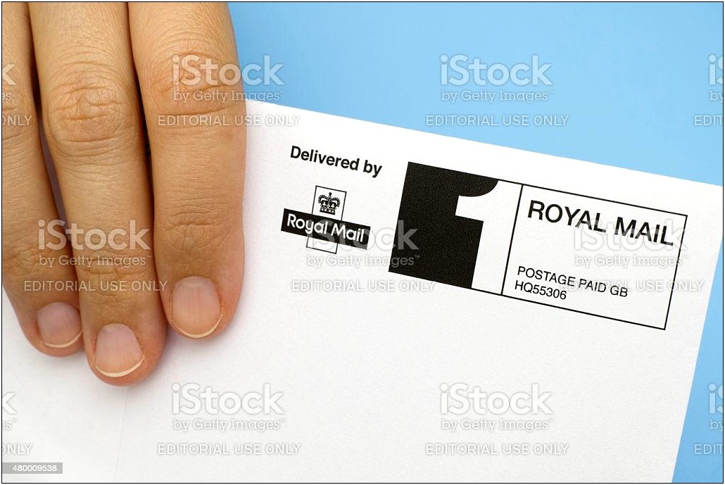 Free Royal Mail Letter Size Template