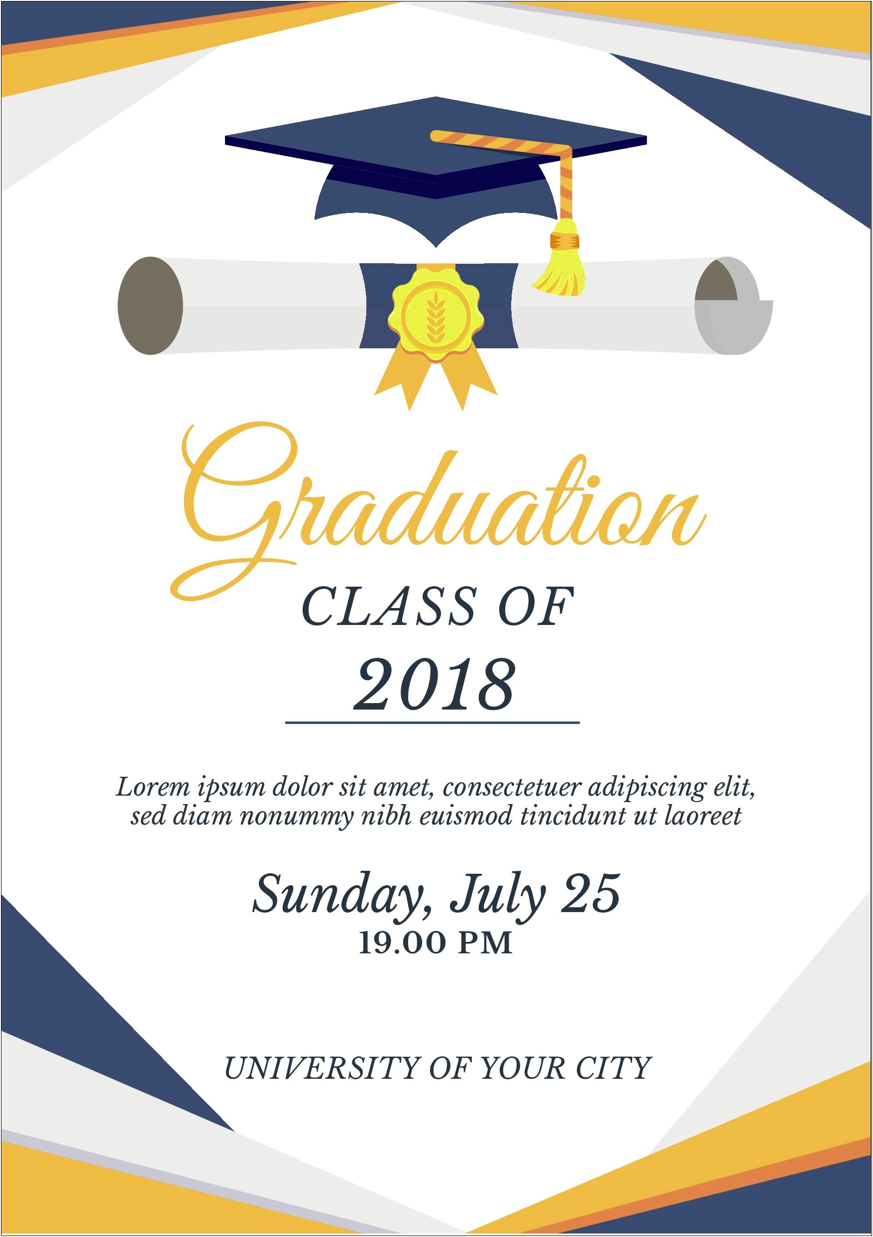 Free Save The Date Templates For Graduation