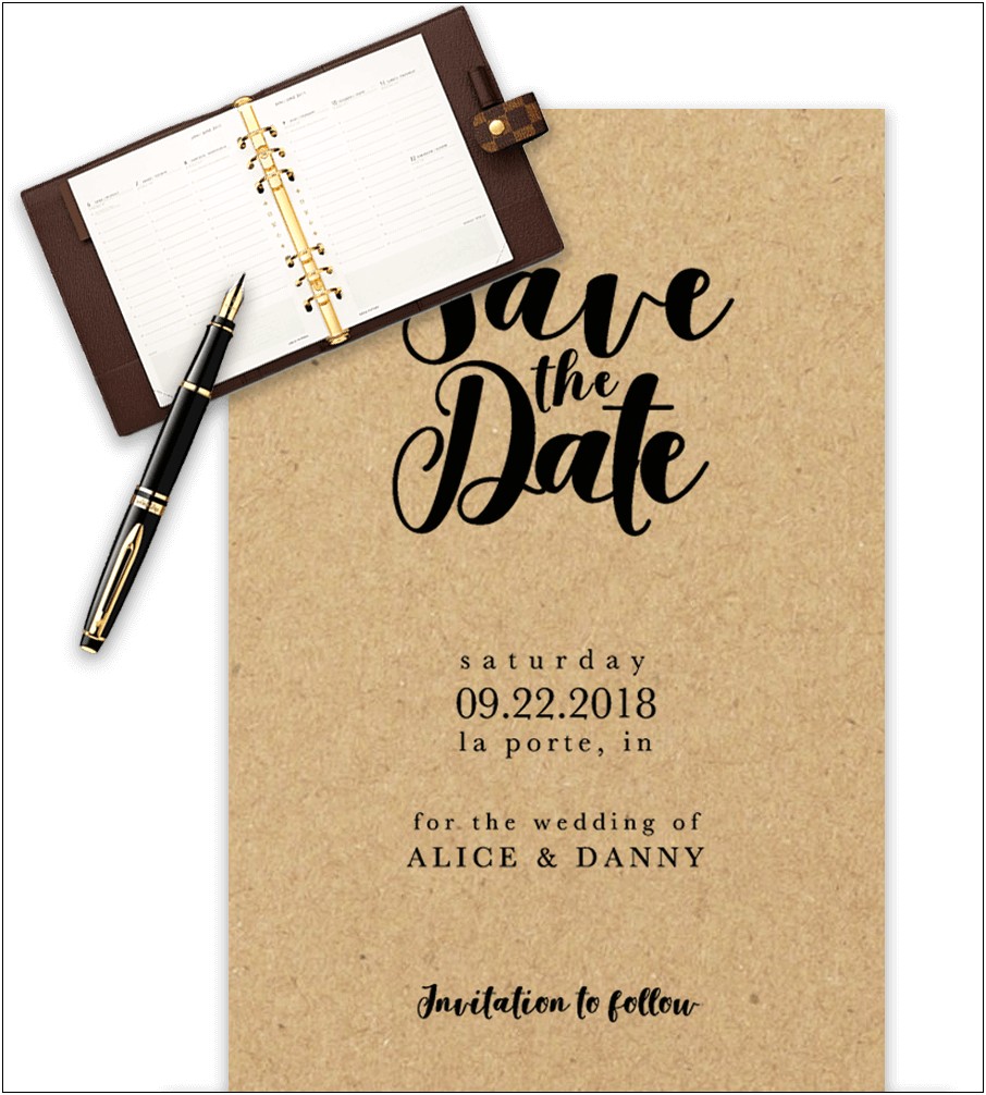 Free Save The Date Templates For Microsoft Word