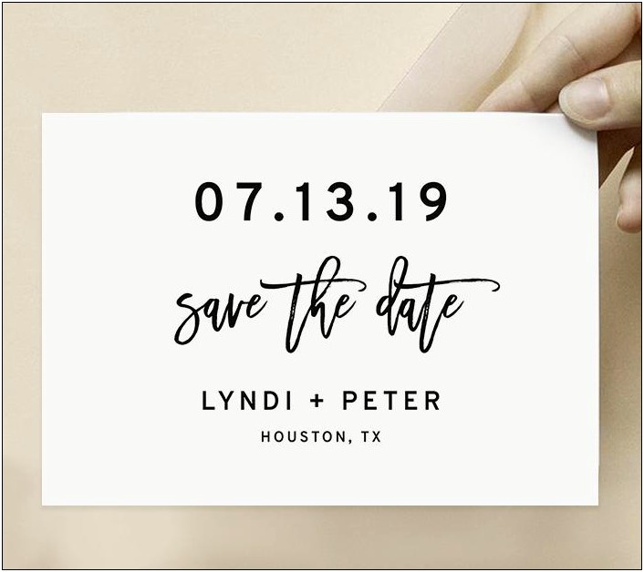 Free Save The Date Templates With Pictures