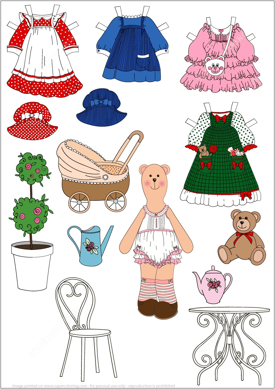 Free Smokey The Bear Paper Doll Template