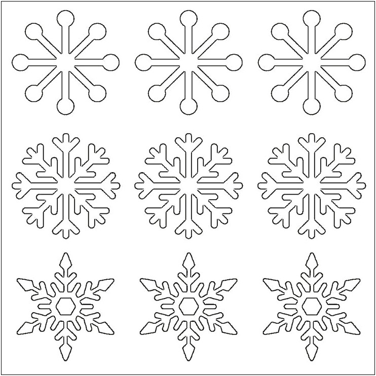 Free Snowflake Templates To Cut Out