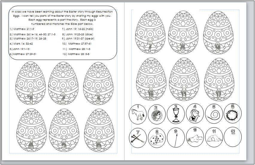 Free Story Of Easter Template For Catholic