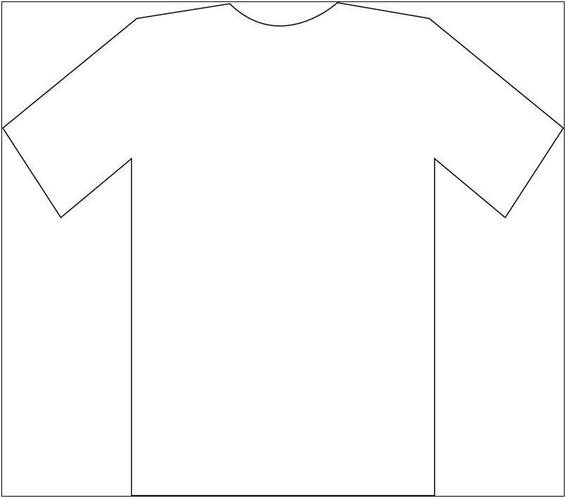 Free T Shirt Template To Write On
