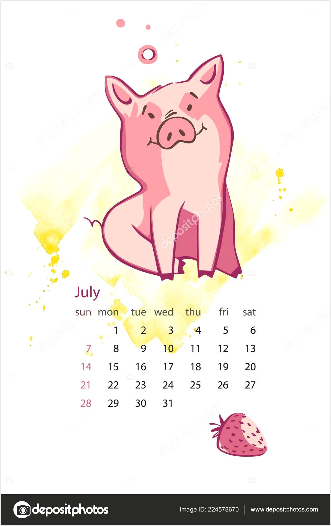 Free Template 2019 Monthly Calendar With Dogs