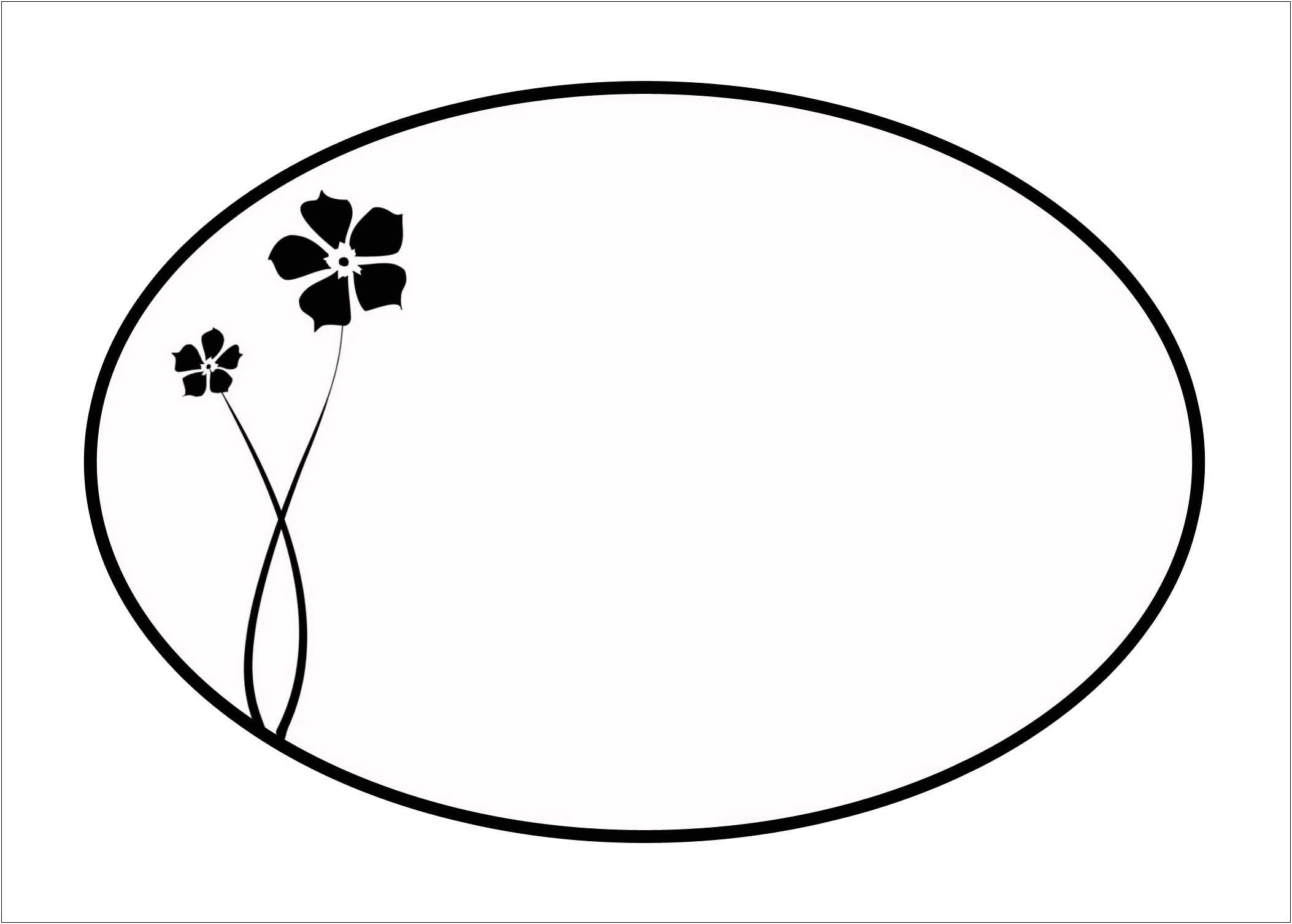 Free Template For 8x10 Mat Oval Cut Out