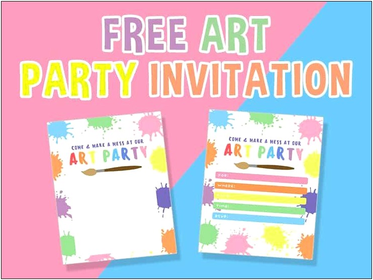 Free Template For Party Invitation With Photo