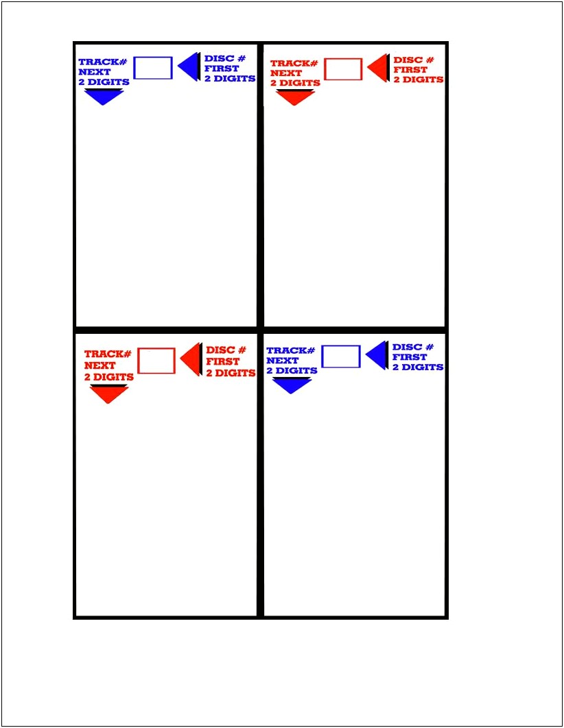 Free Template For Printing Cd Label For Jukebox