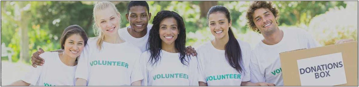 Free Template For Students Volunteering To Nonprofit