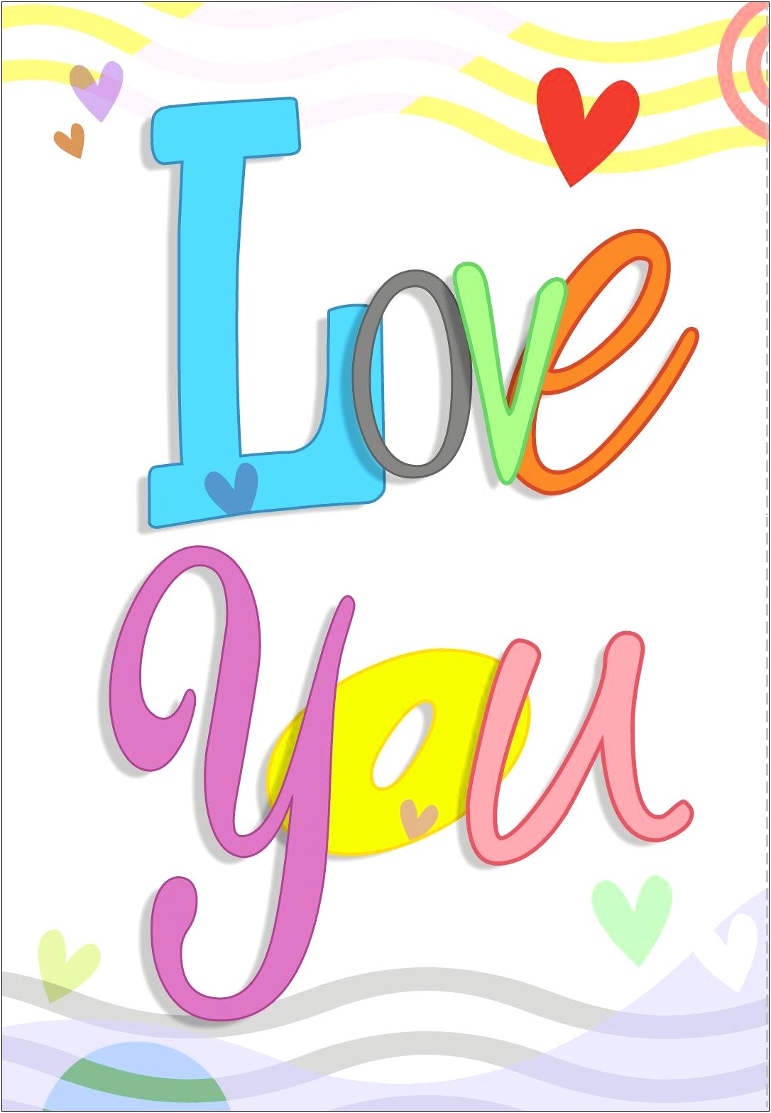 Free Template For You Are Loved Card