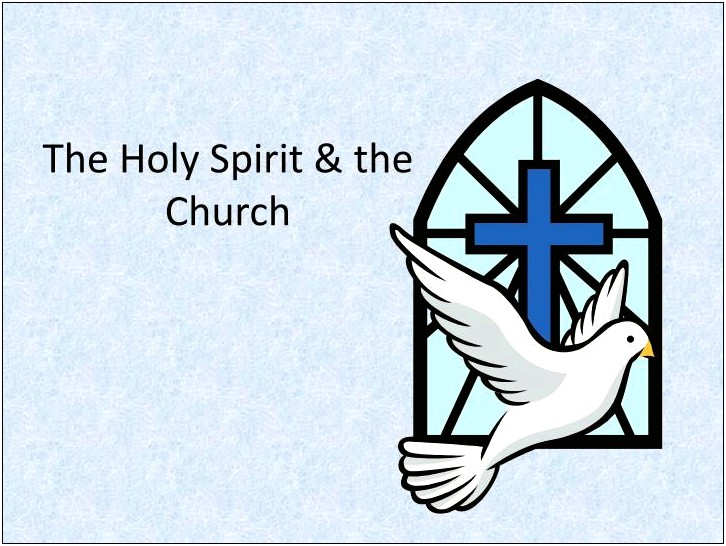 Free Template Of The Holy Spirit For Confirmation