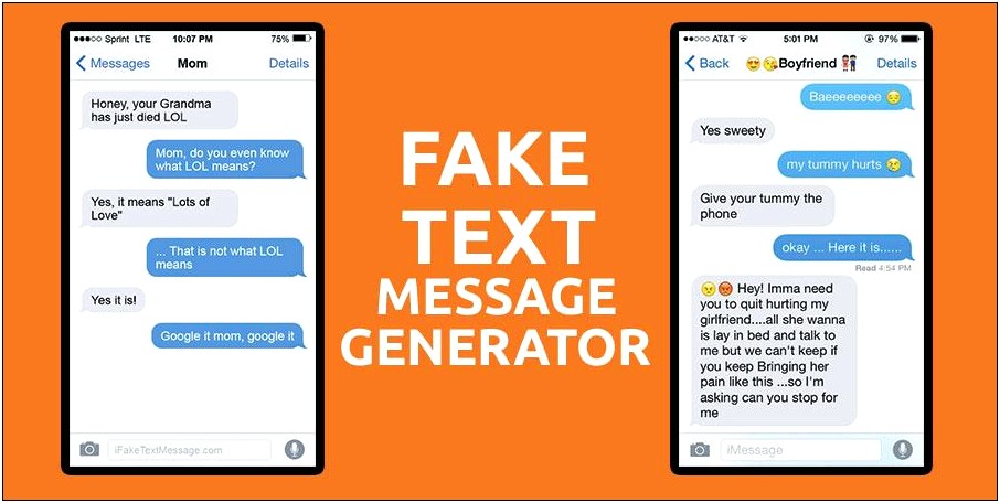 Free Template To Create Fake Iphone Conversation