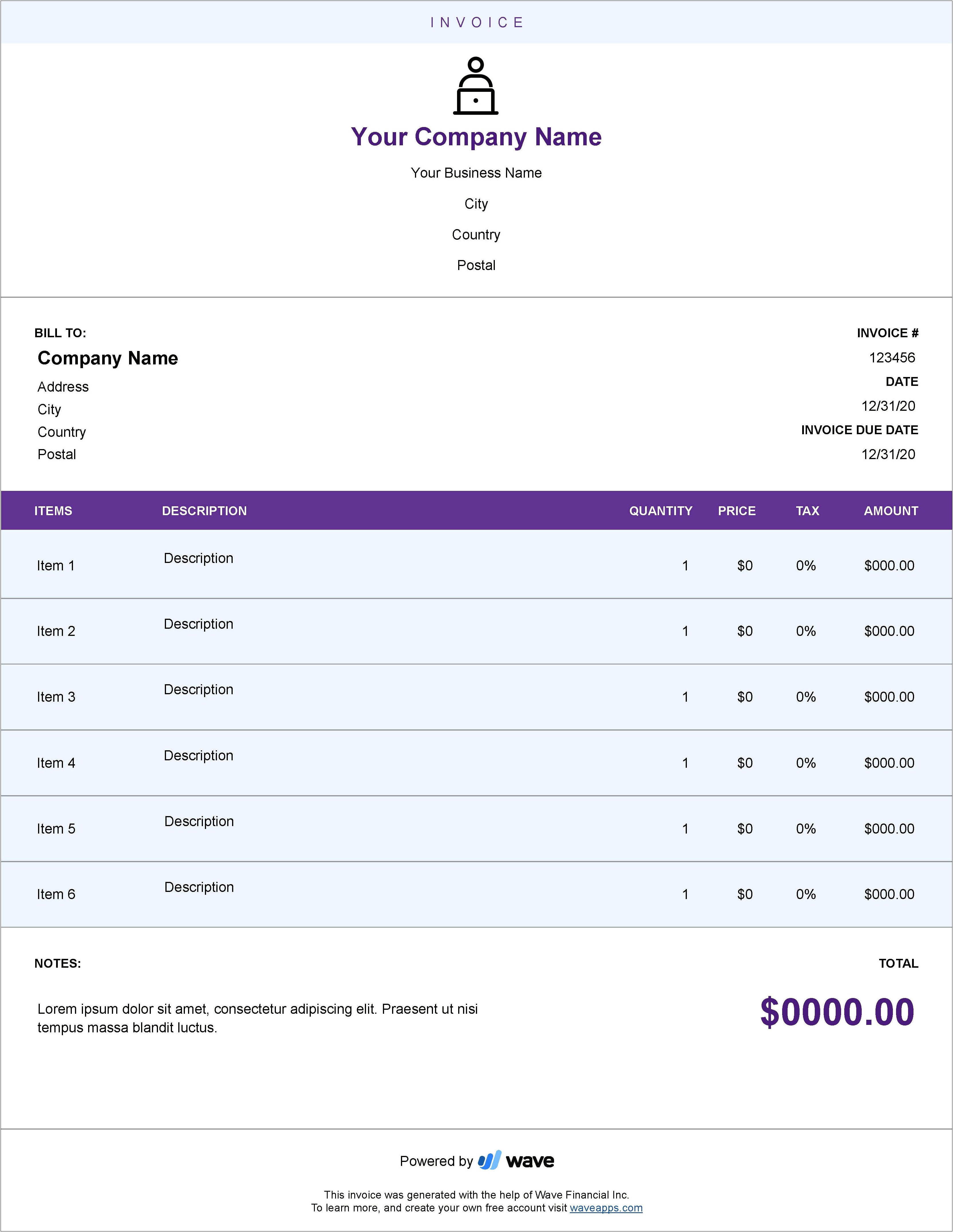 Free Template To Keep Track Of Freelance Work