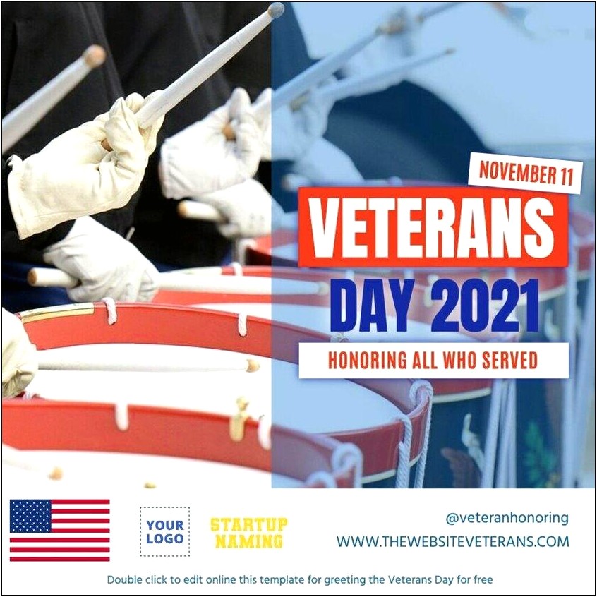 Free Templates And Sayings For Veterans Day