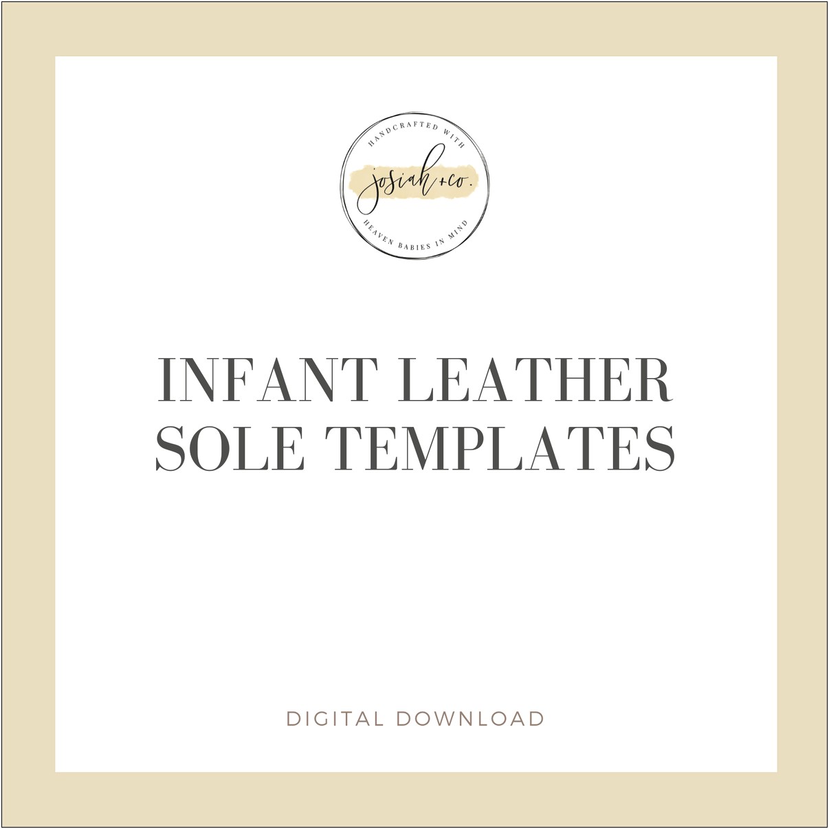 Free Templates Baby Sole Different Size Chart