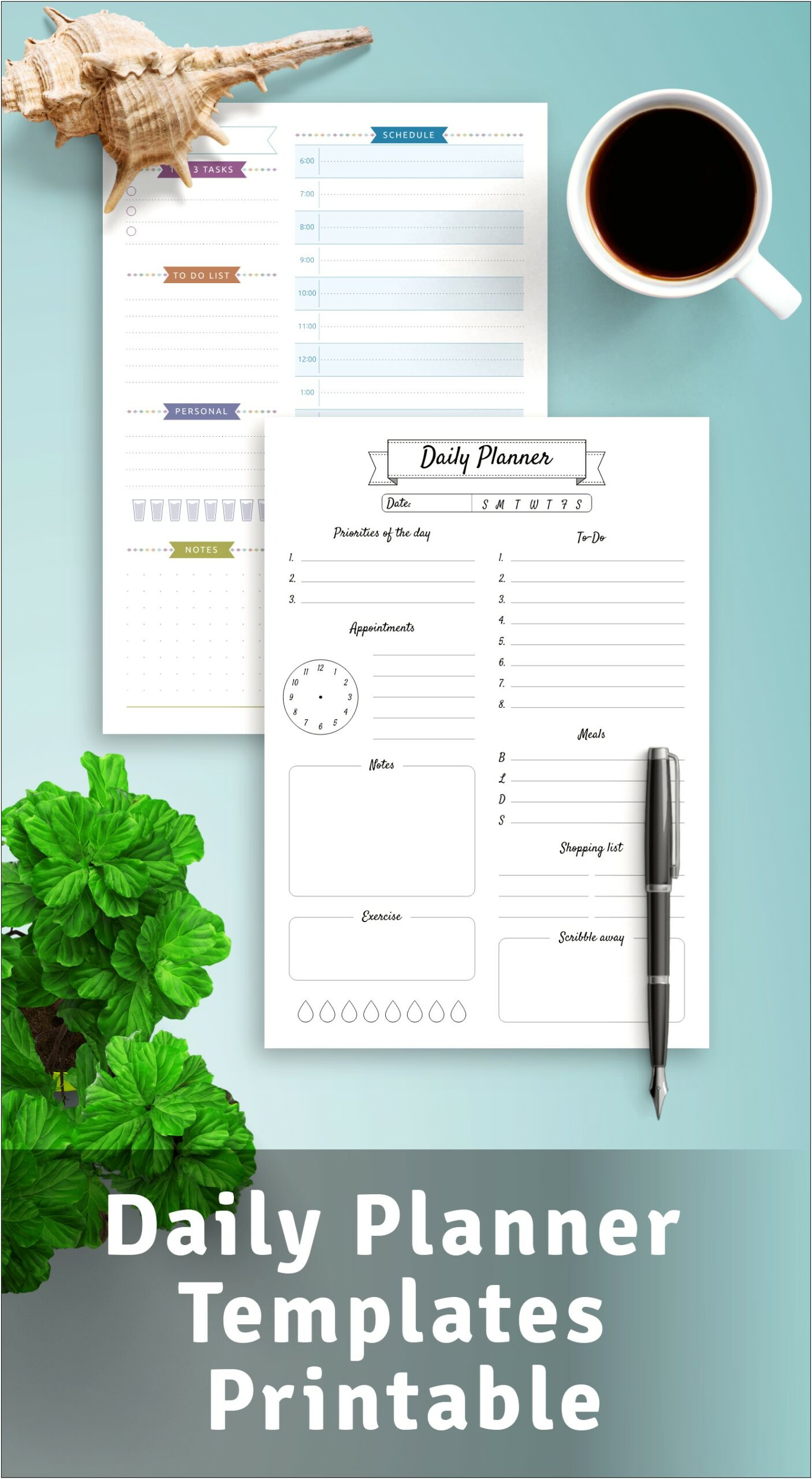 Free Templates For Cambridge Personal Day Planner