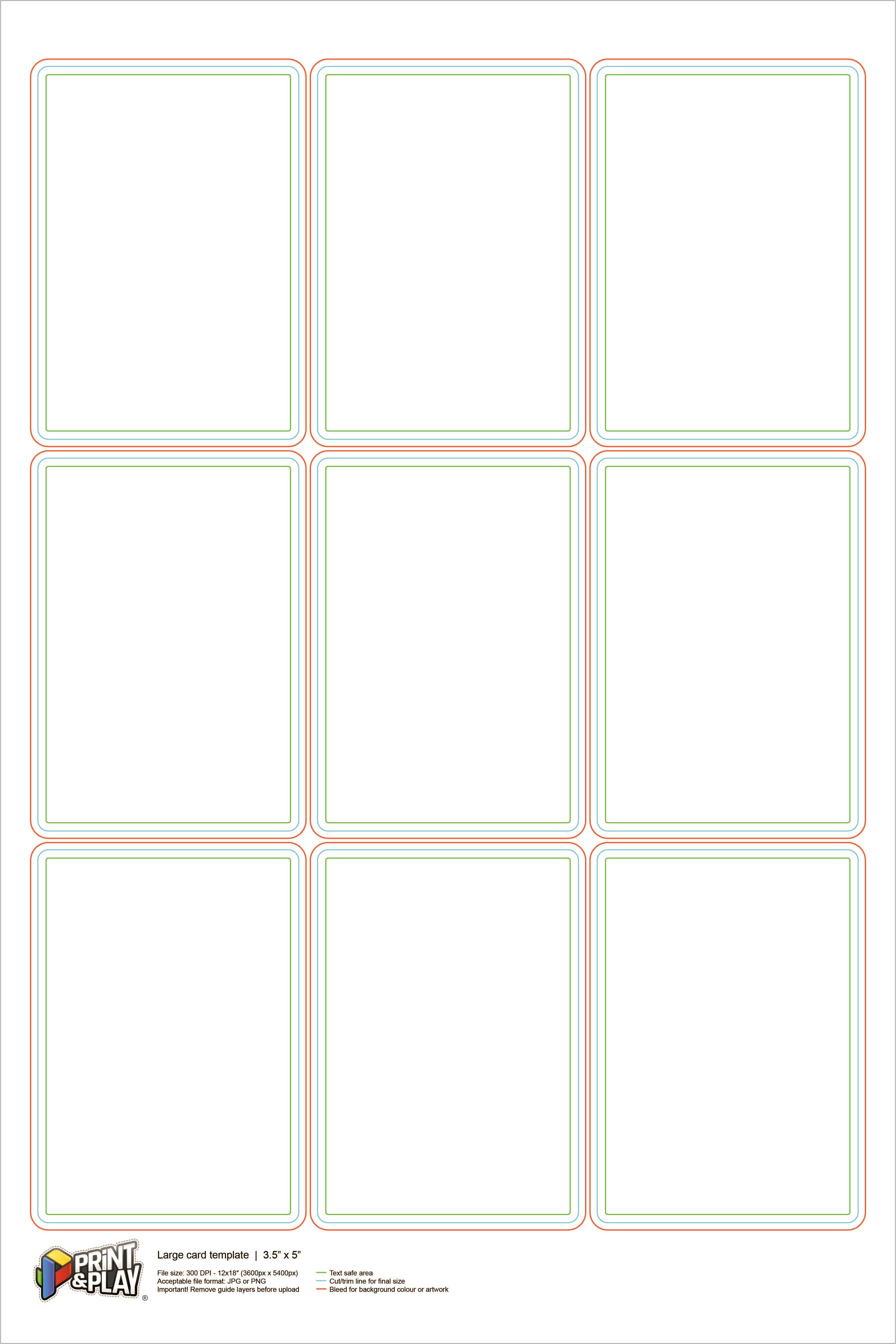 Free Templates For Card And Game Playing