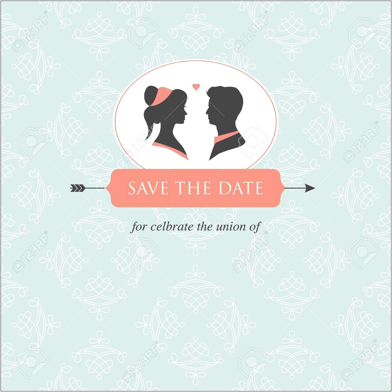Free Templates For Invitations Wedding With Couple