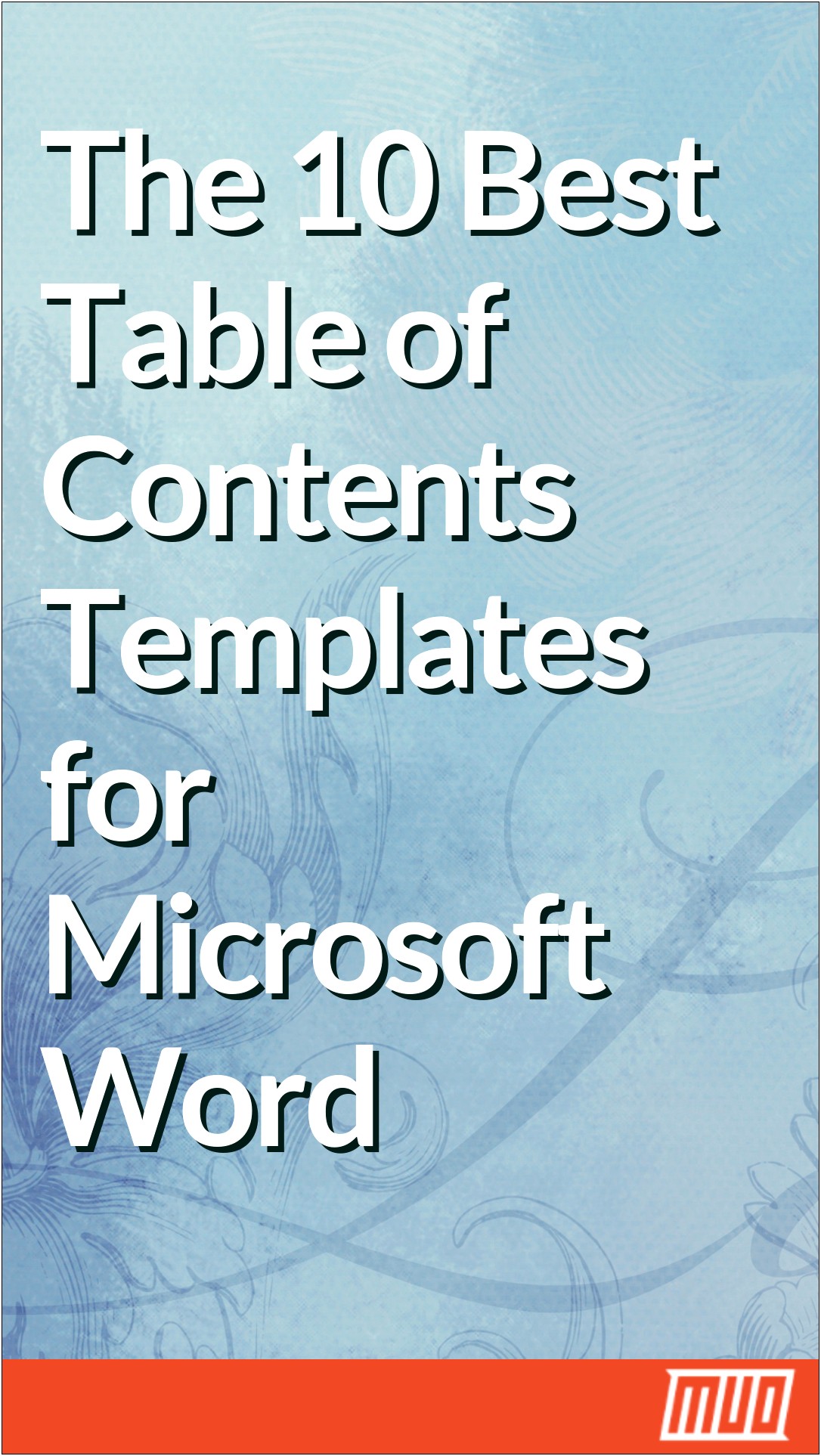 Free Templates For Table Of Contentt Ms Word