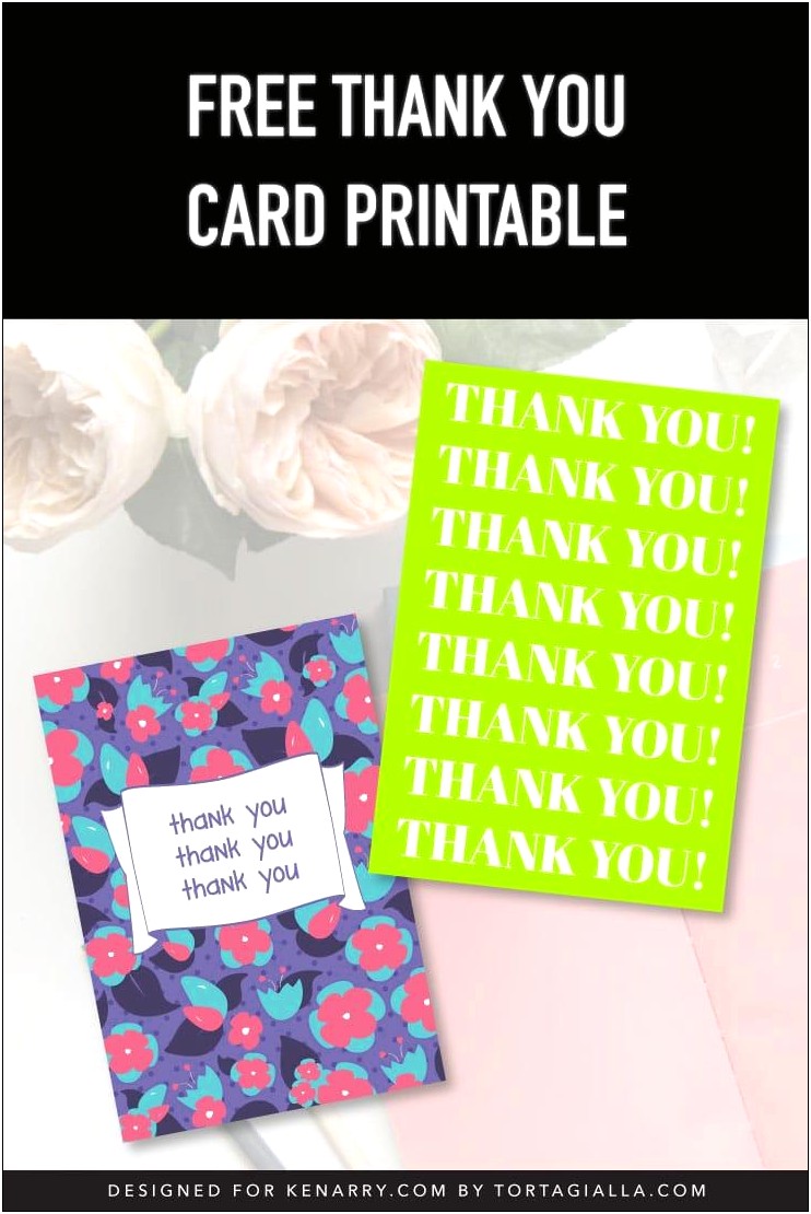 Free Thank You Card Templates For Poshmark