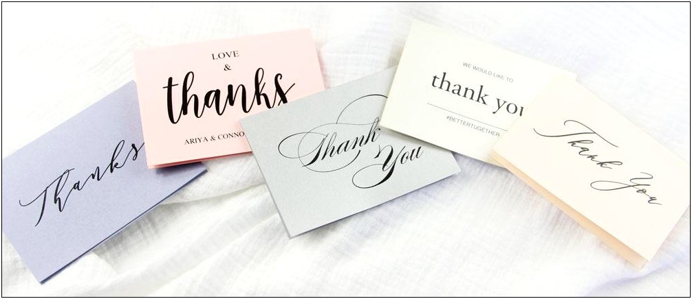 Free Thank You Card Templates To Download