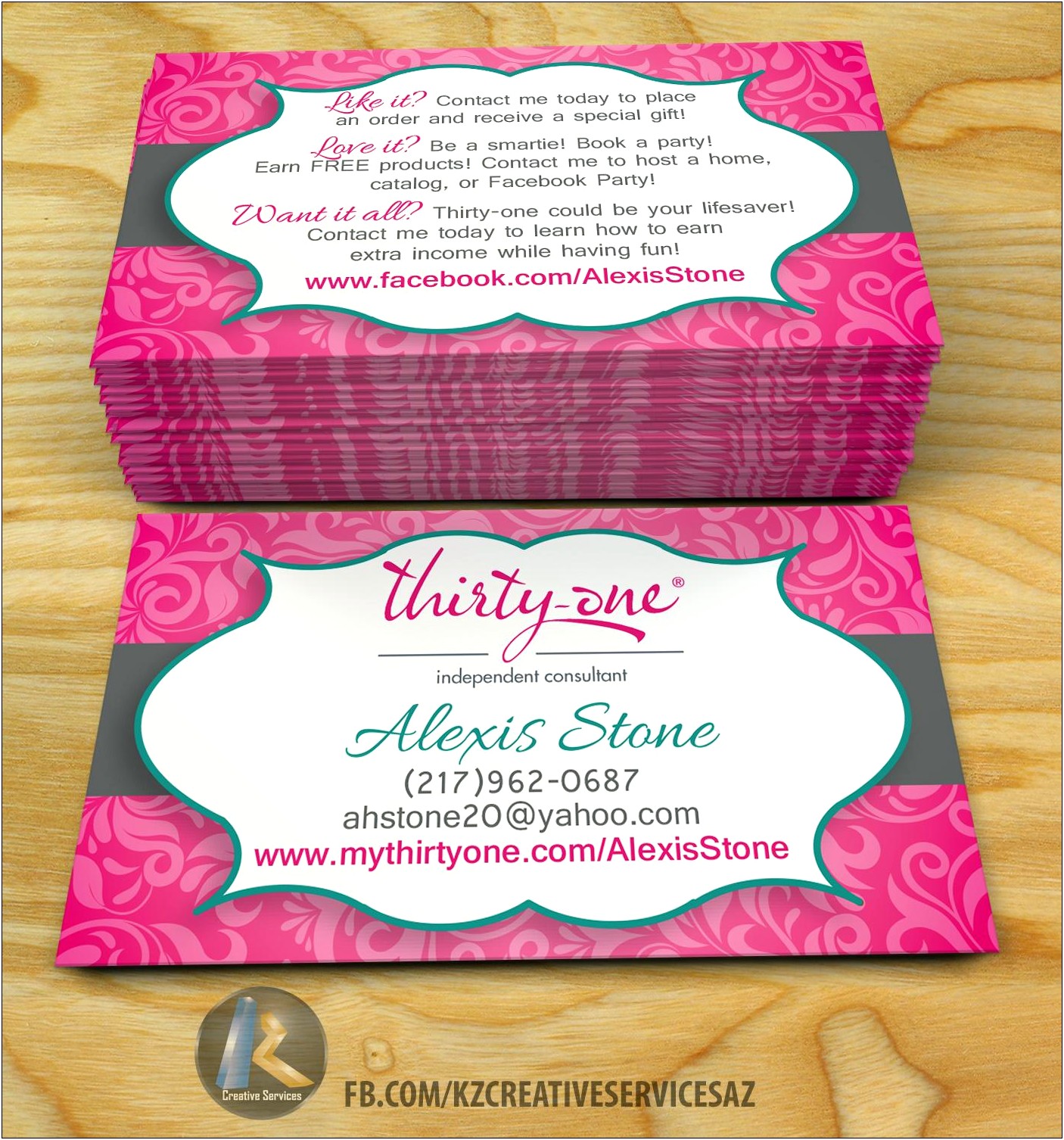 Free Thirty One Business Card Template