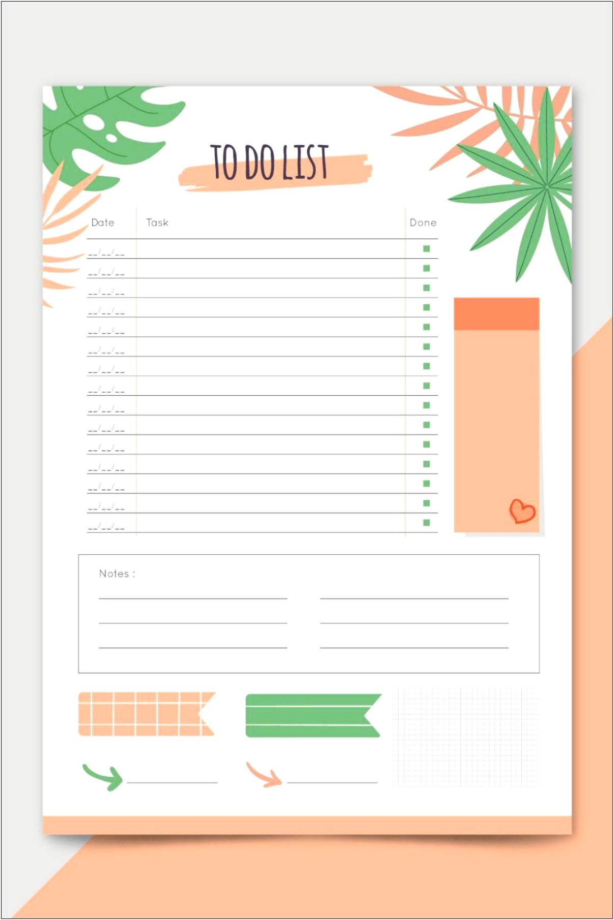 Free To Do List Template Download