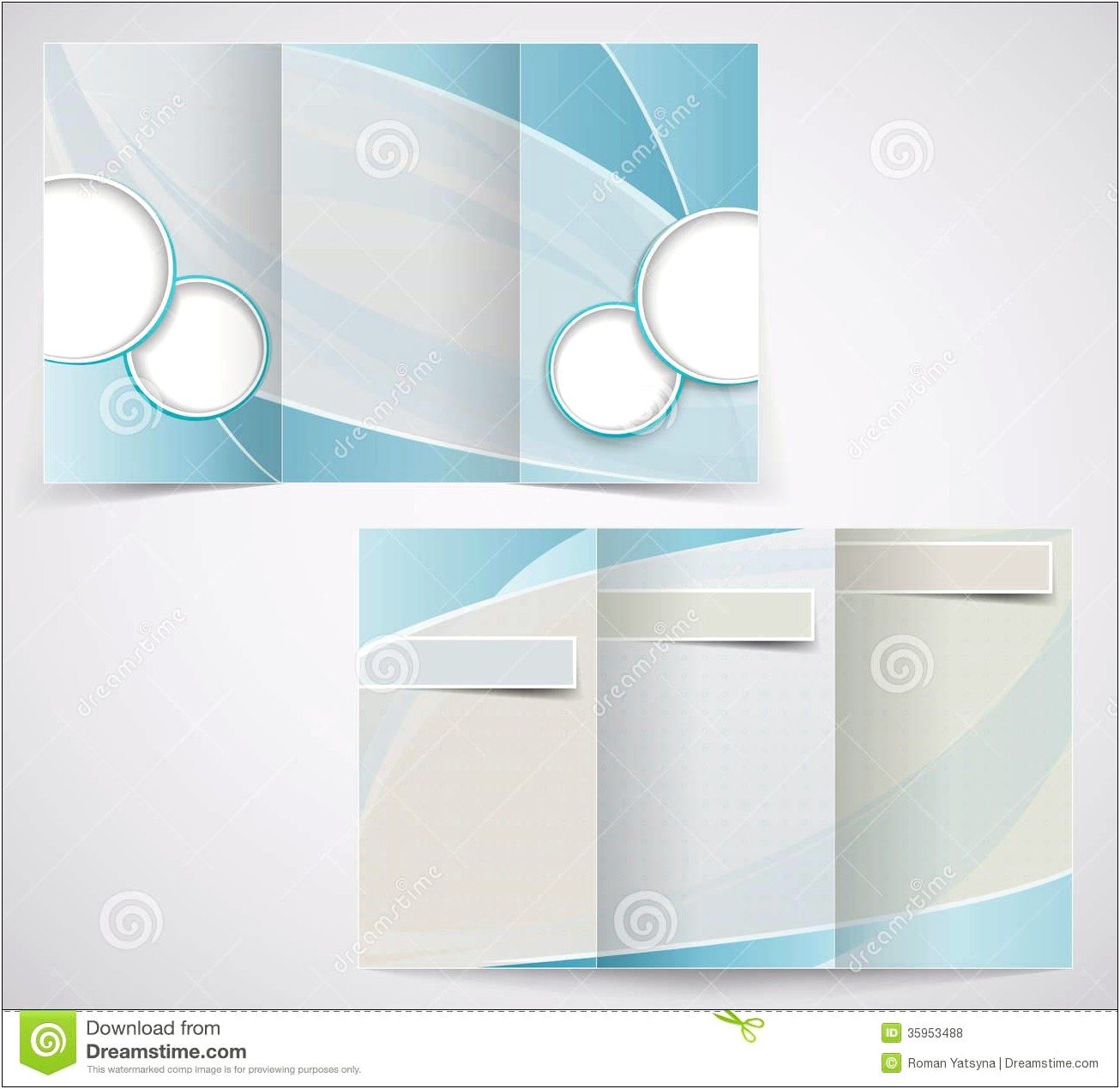 Free Tri Fold Brochure Design Template Vector