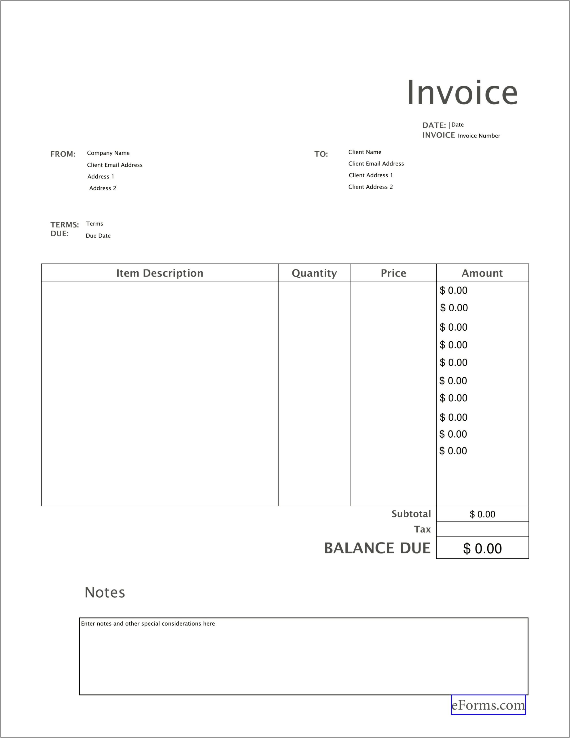 Free Truck Load Ticket Template Or Invoice