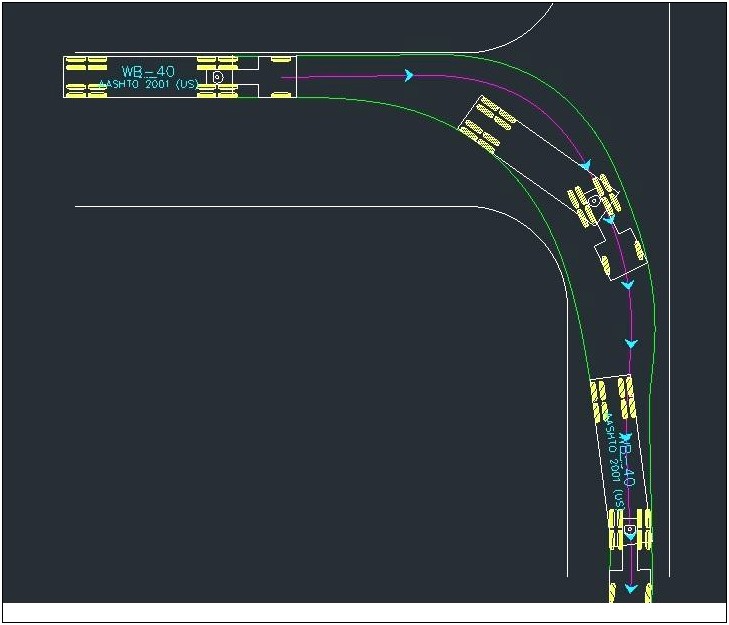 Free Vehicle Turning Radius Templates Autocad