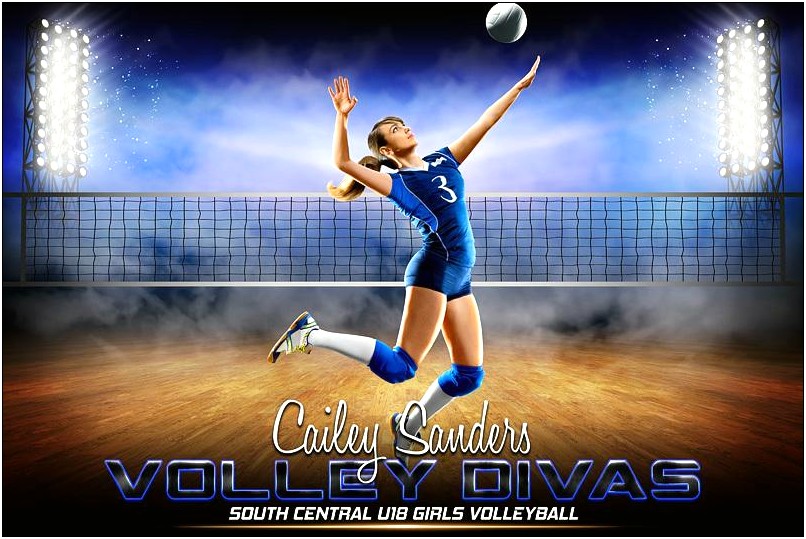 Free Volley Ball Player 8th Banner Templates