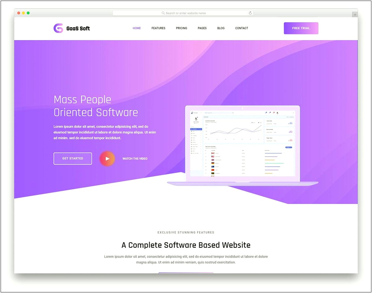 Free Web Application Templates For Web Applications
