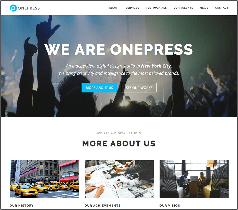 Free WordPress Template For Freelance With Demo Download