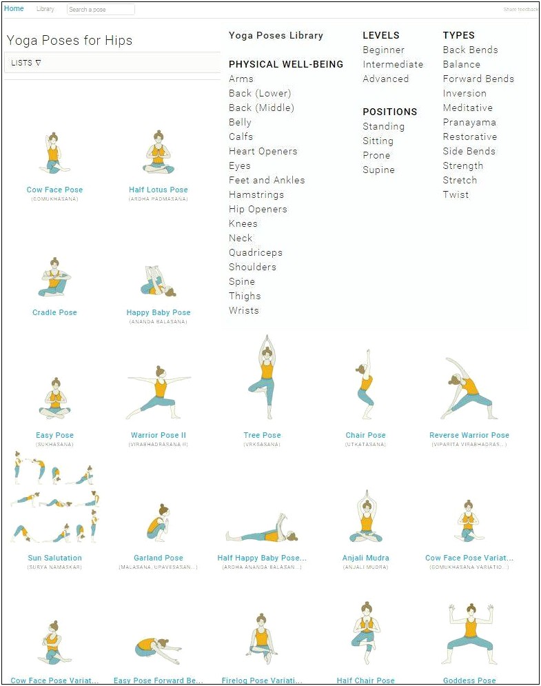 Free Yoga Sequencing Yoga Class Planning Template