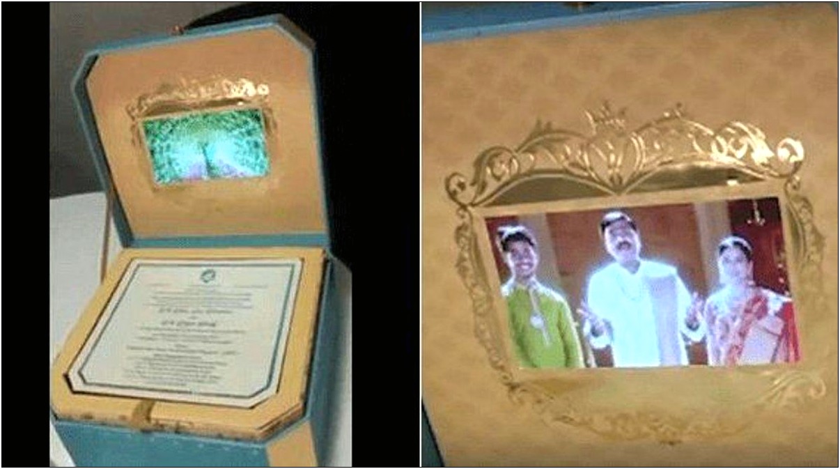 Gali Janardhan Reddy Daughter Wedding Invitation