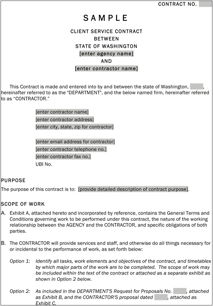 General Terms And Conditions Of Agreement Template Free