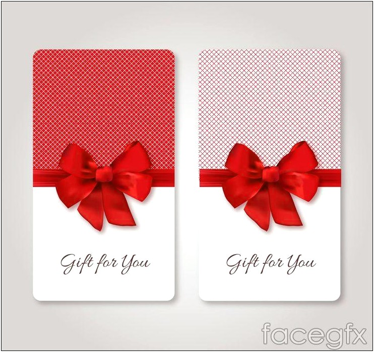 Gift Card Design Template Free Download