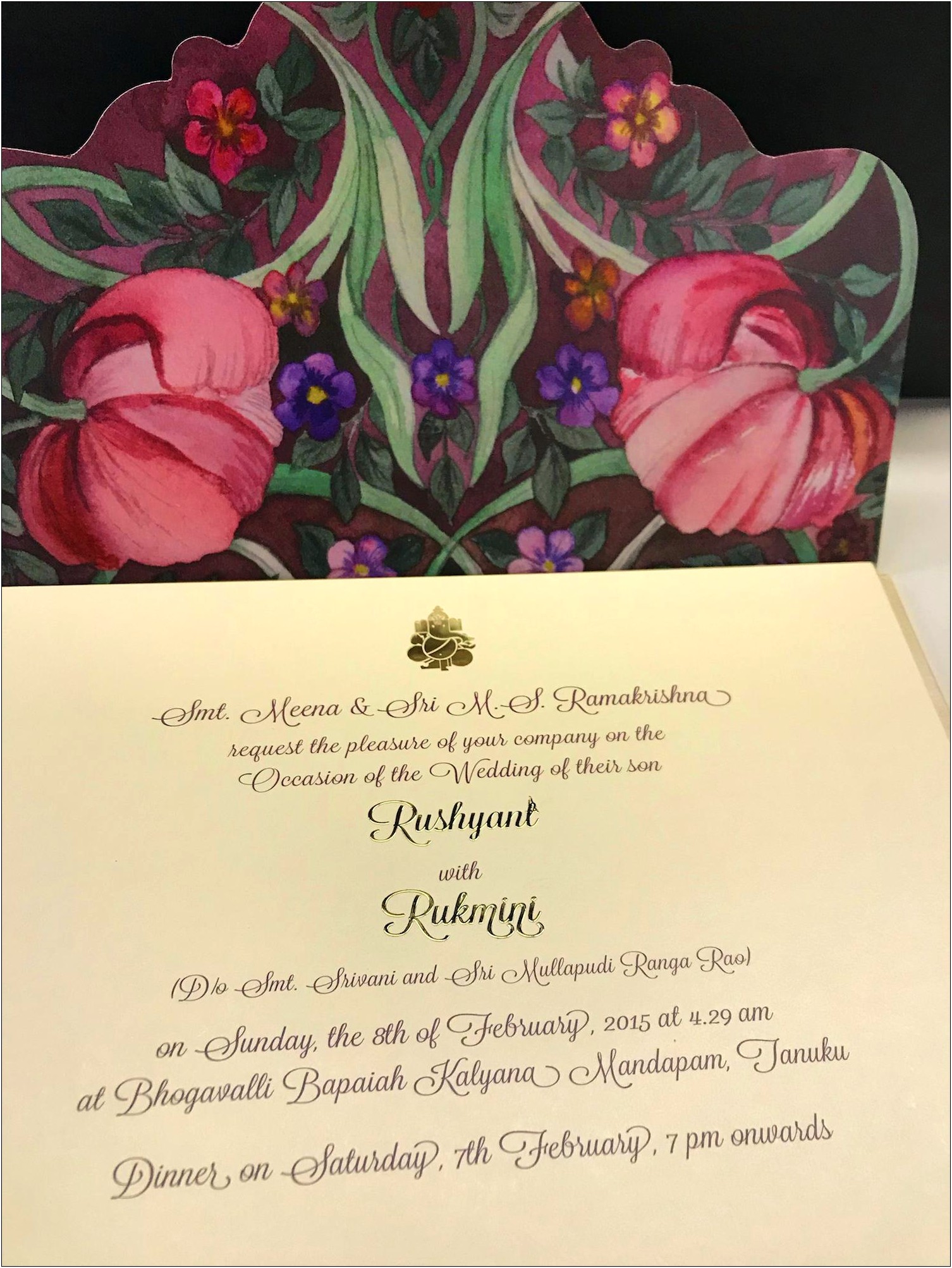 Girl Or Boy Name First On Wedding Invitation