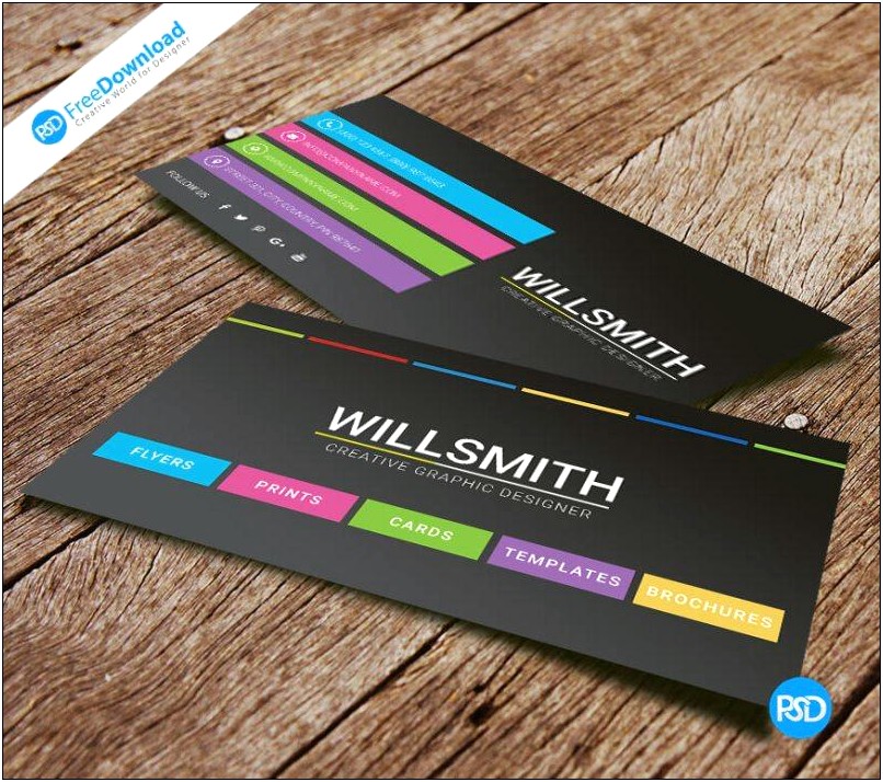 Graphic Design Business Card Templates Free Psd