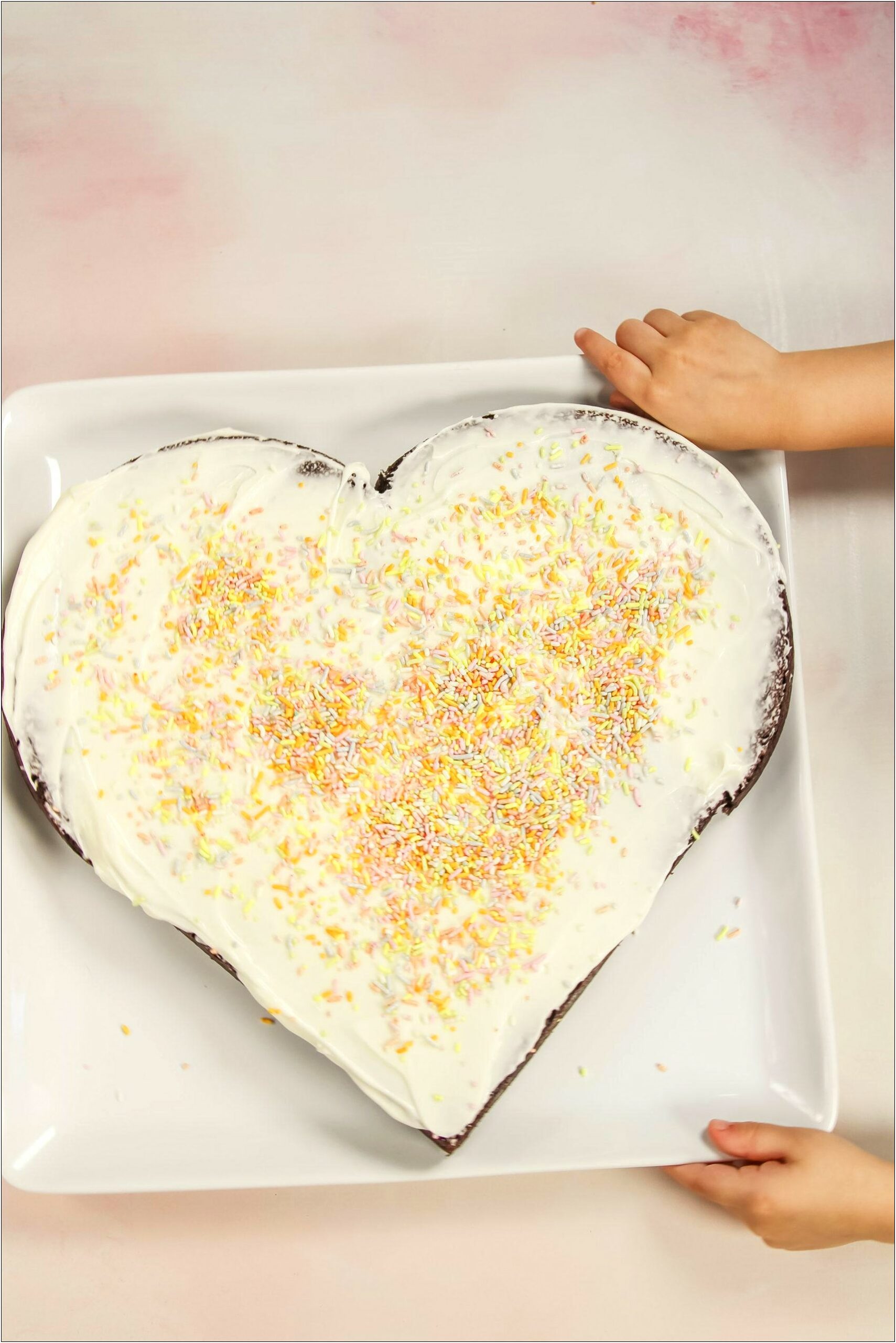 Heart With Names Free Template For Cakes