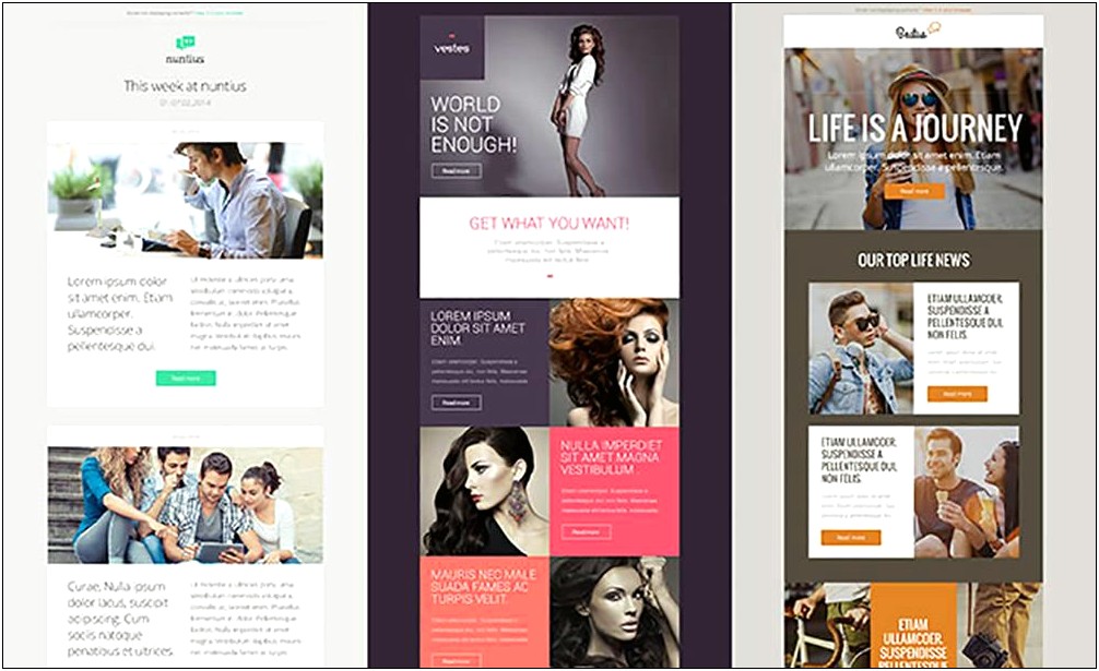 Html Email Newsletter Templates Free Download